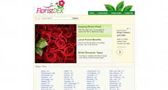 Desktop Screenshot of floristdex.com