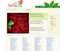 Tablet Screenshot of floristdex.com